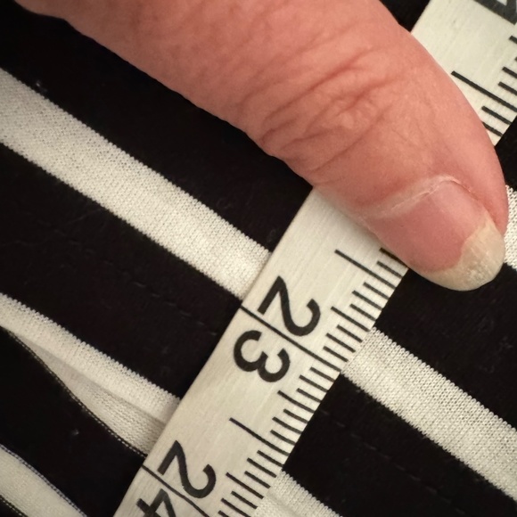 Cogthebigsmoke Dris Stripe Pullover Top Black White M - Picture 9 of 12